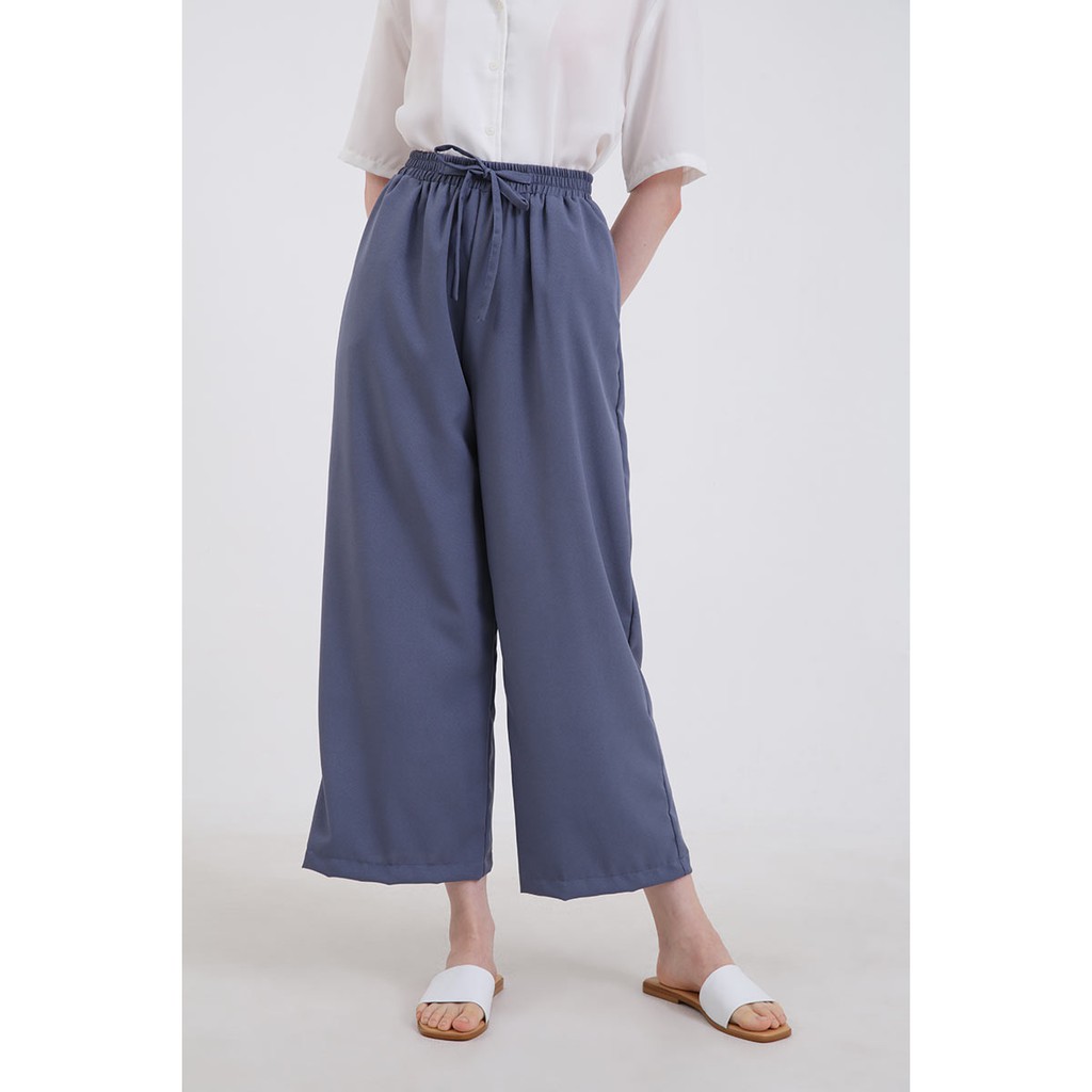 Berrybenka - Celana Bahan Kulot Wanita Sofia Mulzia Cullote-4