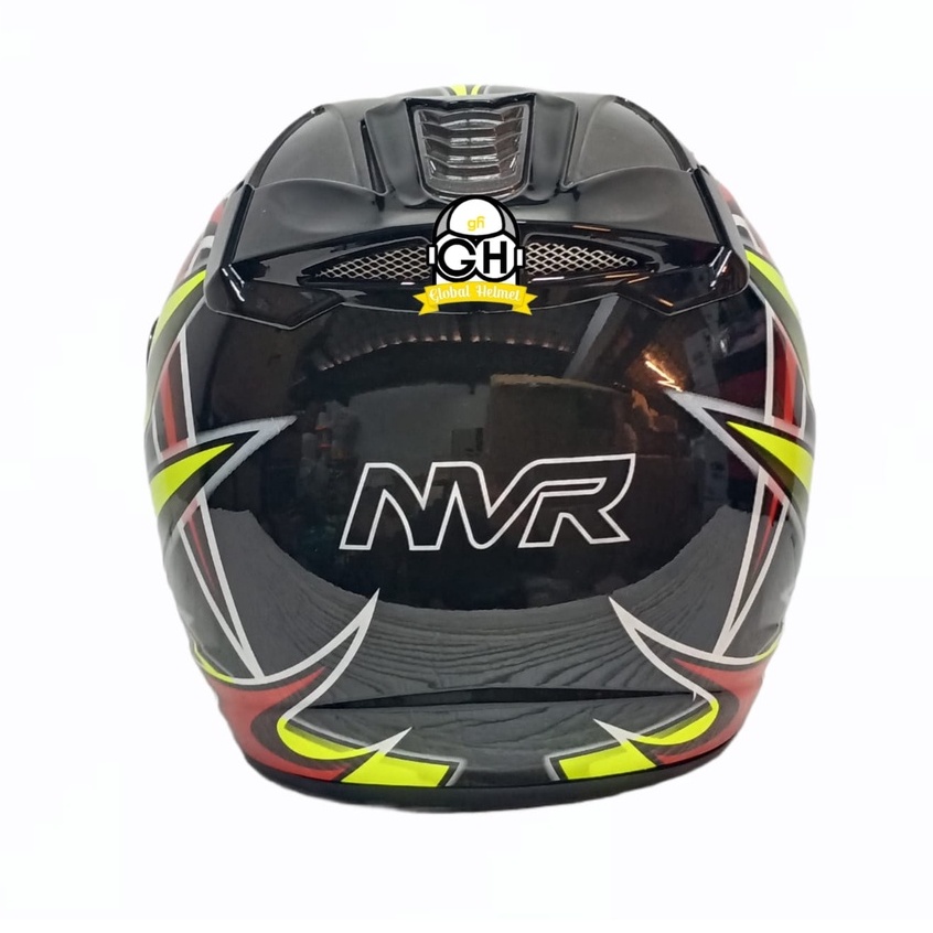 HELM NVR R-26 TUNDER BLACK HALF FACE SINGLE VISOR HELM MURAH SNI HELM DEWASA DJMARU GALAXY R6 R1