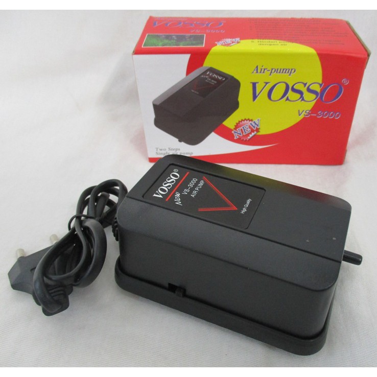 Vosso Air Pump 1 Lubang / Air Pump Pompa Udara / Aerator Vosso V-3000