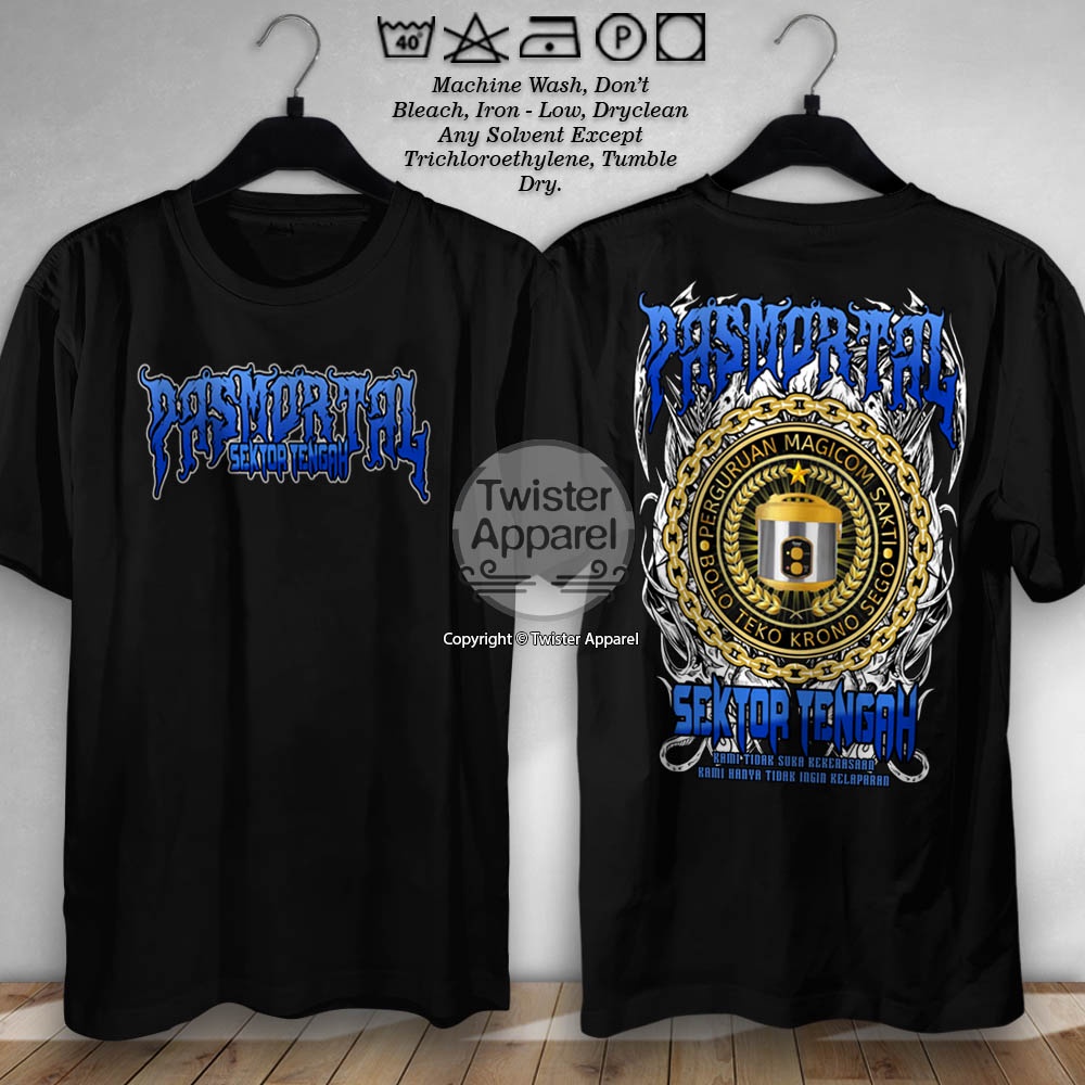 Kaos Pasmortal Sektor Tengah Perguruan Magicom Sakti Pasukan Moro Nguntal Kualitas Distro - TWA1533