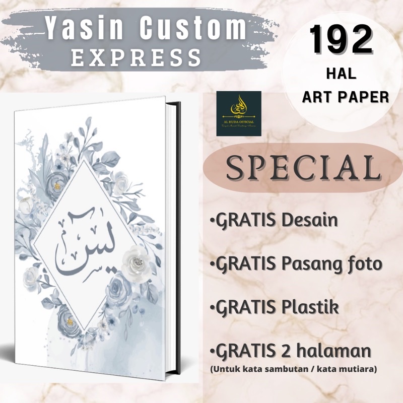 

Yasin 192 halaman Artpaper | Buku Yasin | Souvenir Yasin | Buku Yasin Murah