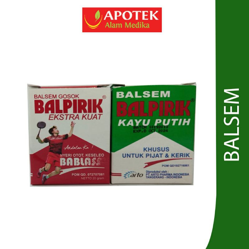 Balpirik 20gr - Balsem Gosok Pijat dan Kerik