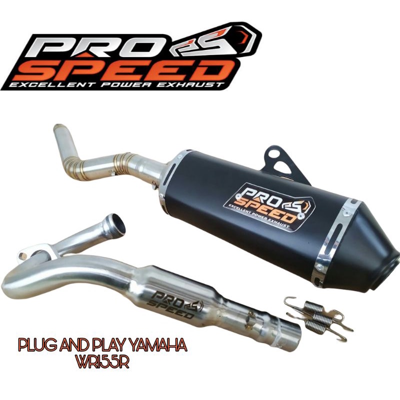 Knalpot PRO SPEED Yamaha Wr155r Plug And Play