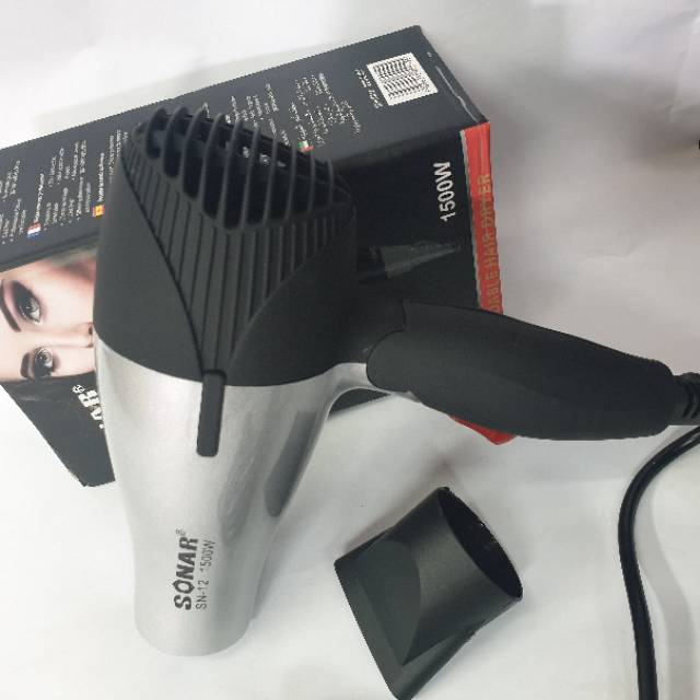 Hairdyer rambut sonar,hairdryer mini yang alat pengering rambut salon yamg bisa dilipat sn-12