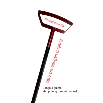 Cangkul gulma alat potong rumput manual pengoret tanah