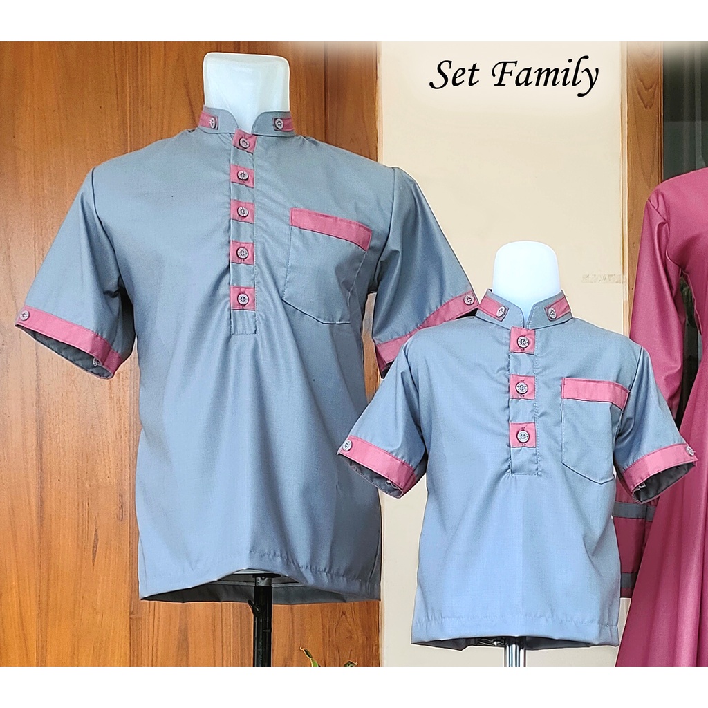 Gamis Hanifah Set Family | | Gamis Anak Perempuan | Gamis Dewasa | Baju Gamis Couple | Baju Unik | Baju Anak Unik | Gamis Terjangkau | Gamis Keluarga| couple family murah