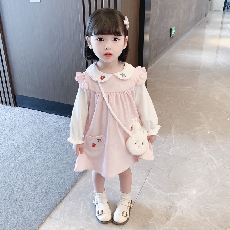 [FREE SLING BAG] 1 - 4 TAHUN | Song Hwa Dress - Gaun Baby Korean Style Dress Anak Perempuan Dres Pesta Fashion kualitas Import Babycinnamon