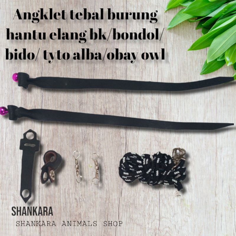 Angklet tebal burung hantu elang bk/bondol/bido/ tyto alba/obay owl