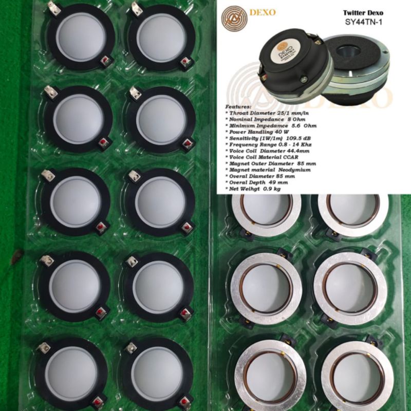 Spool Driver Tweeter Dexo SY44TN Spull Twiter Neo
