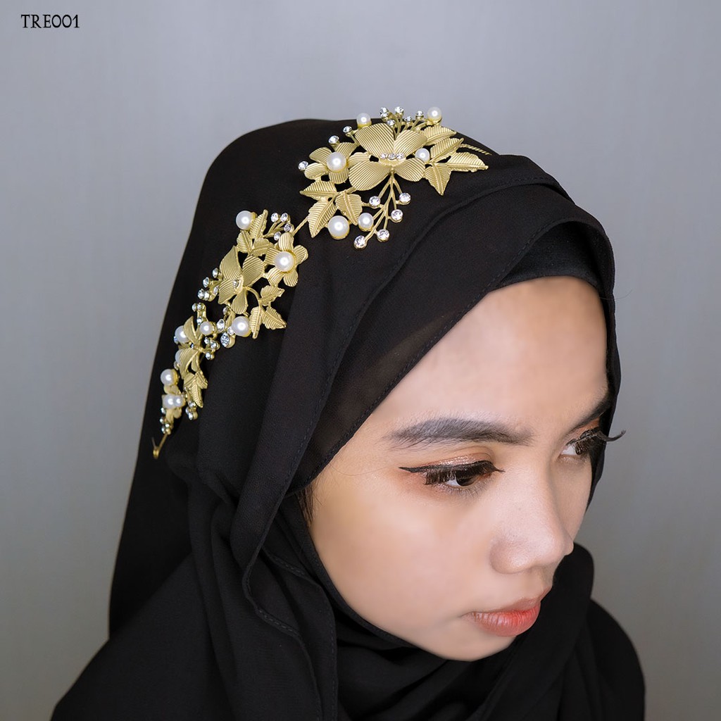 [BARANG TERMURAH] PREMIUM SATU TIARA HIJAB ASESORIS FASHION WOMEN TRE001