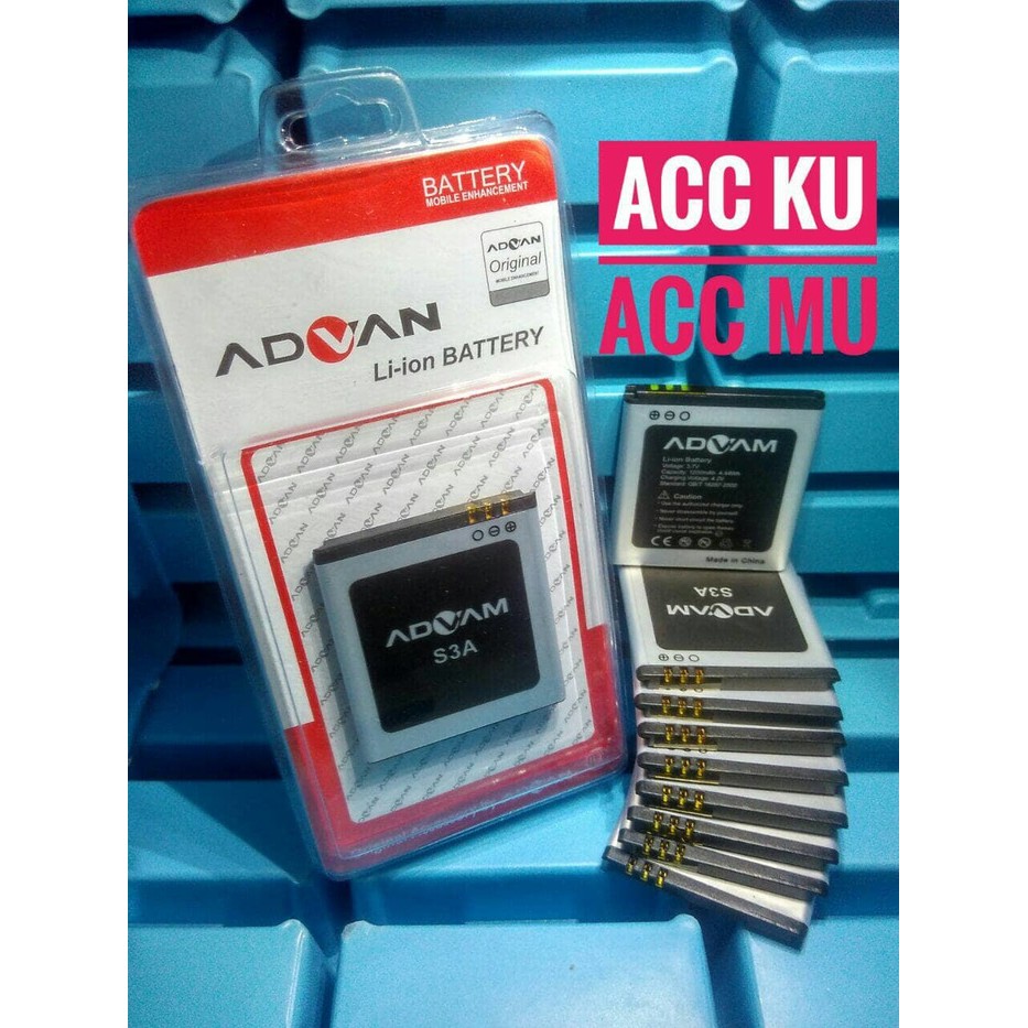 BATRE BATTERY DVAN BL-S3A BATERAI ADVAN S3A ORIGINAL