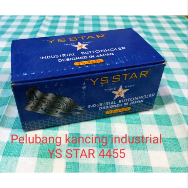 Alat lubang kancing YS-STAR 4455 mesin industrial
