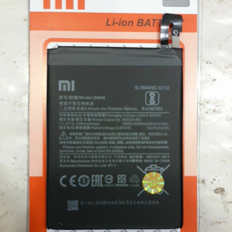 BATERAI XIAOMI REDMI NOTE 6 PRO / BN48 / BN 48