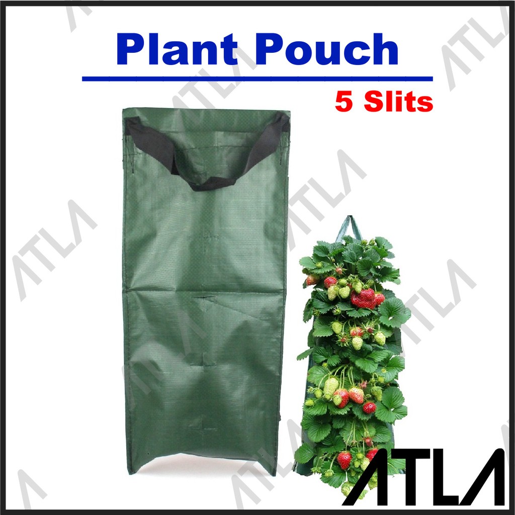 Planter Bag Gantung Plant Pouch 5 Lubang Pot Bunga Wadah Tanaman KP064