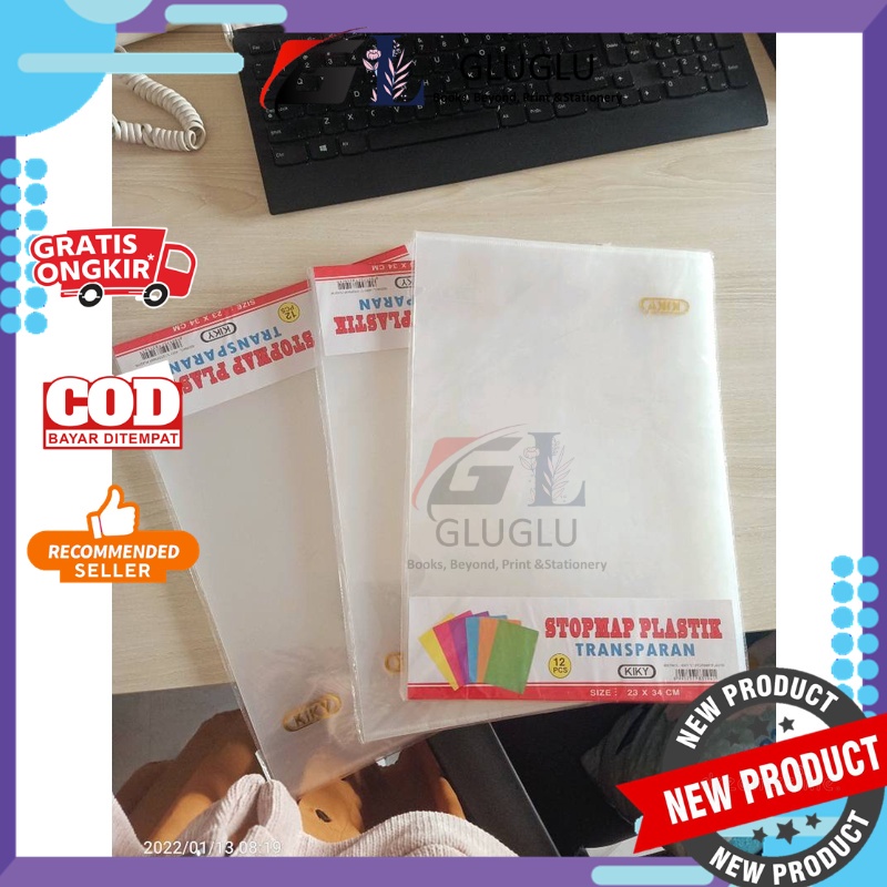 

Map Bening Plastik L 1 lusin