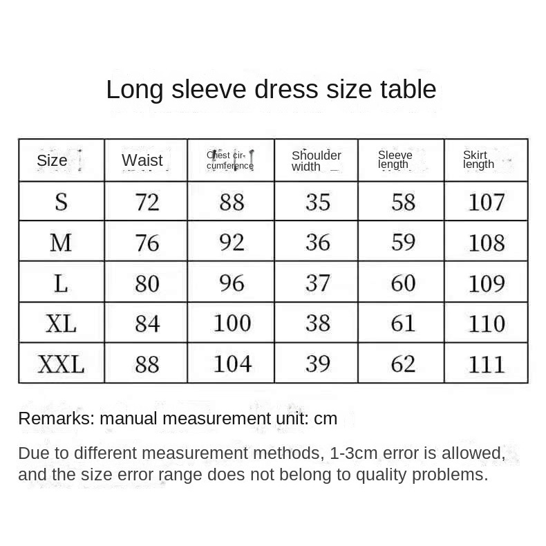 French stem orange women's long sleeved dress, first love dress, small fresh student college, Depart