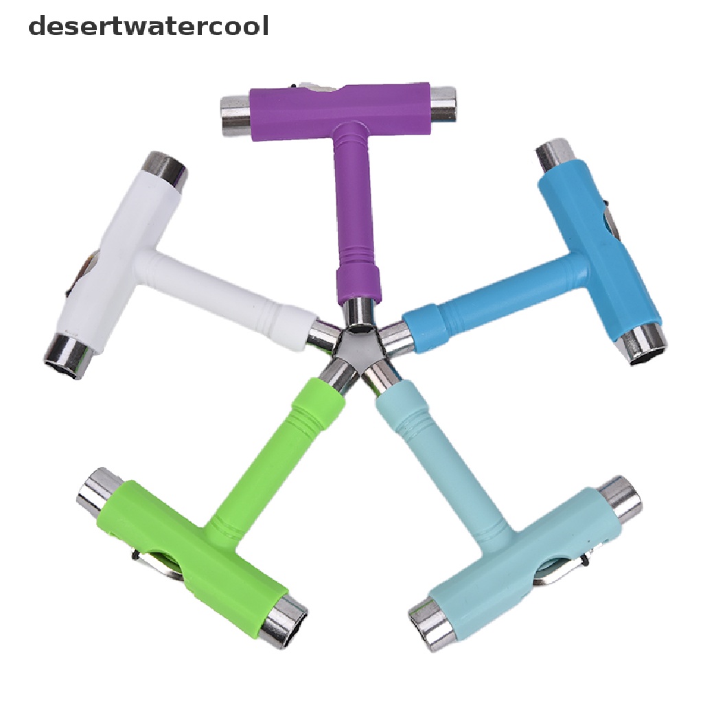 Deid 1pc T-Tool Mini Multifungsi Untuk Skateboard / Skuter