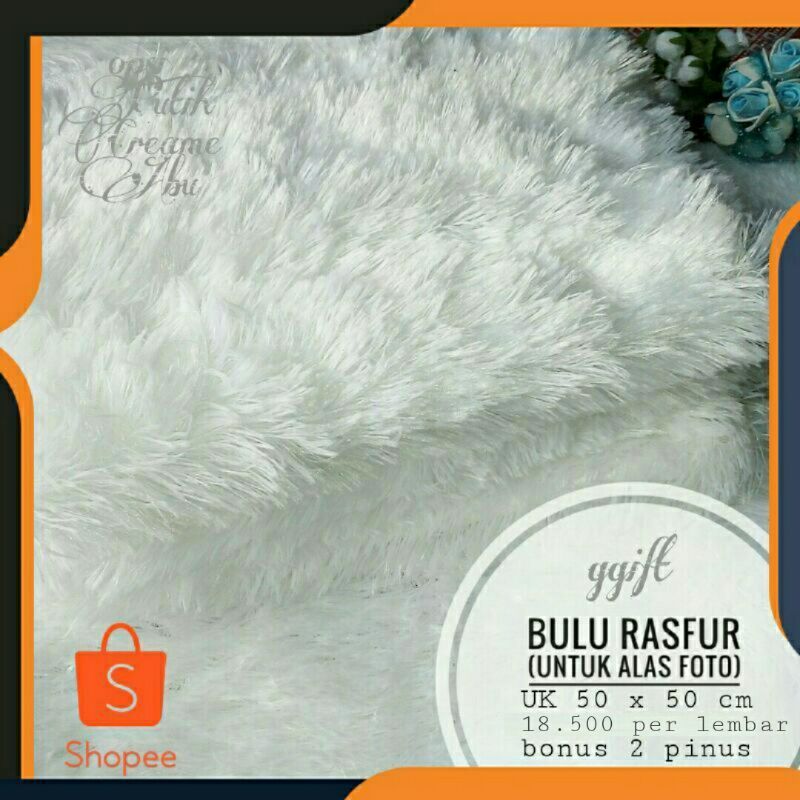 Kain Bulu Rasfur Merk Karindo | Alas foto produk craft™ [ 50x50 ] ~Best Seller ...