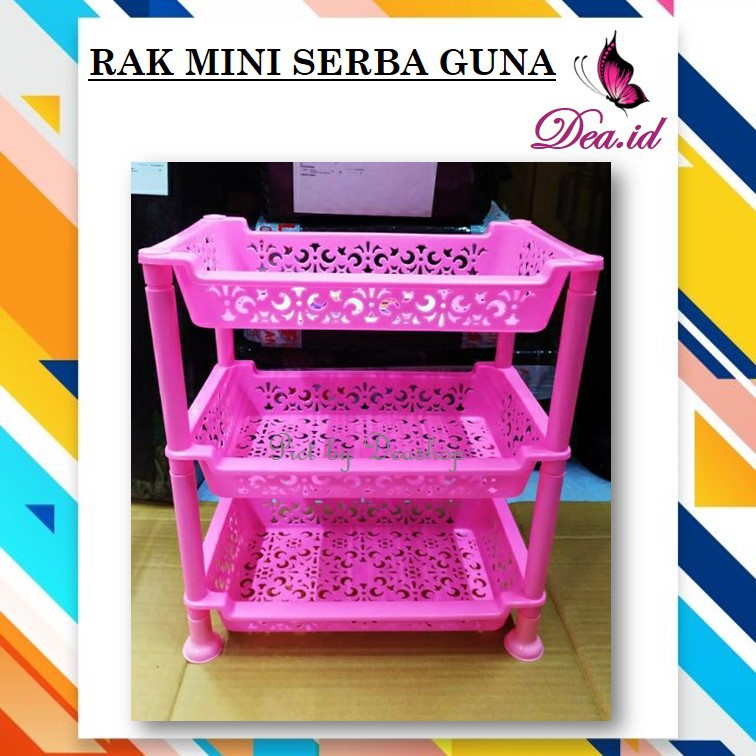 [DEASHOP] RAK MINI SERBAGUNA 3 SUSUN / RAK DAPUR / KOSMETIK MINI SERBAGUNA