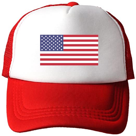 topi trucker jaring premium bendera amerika usa flag
