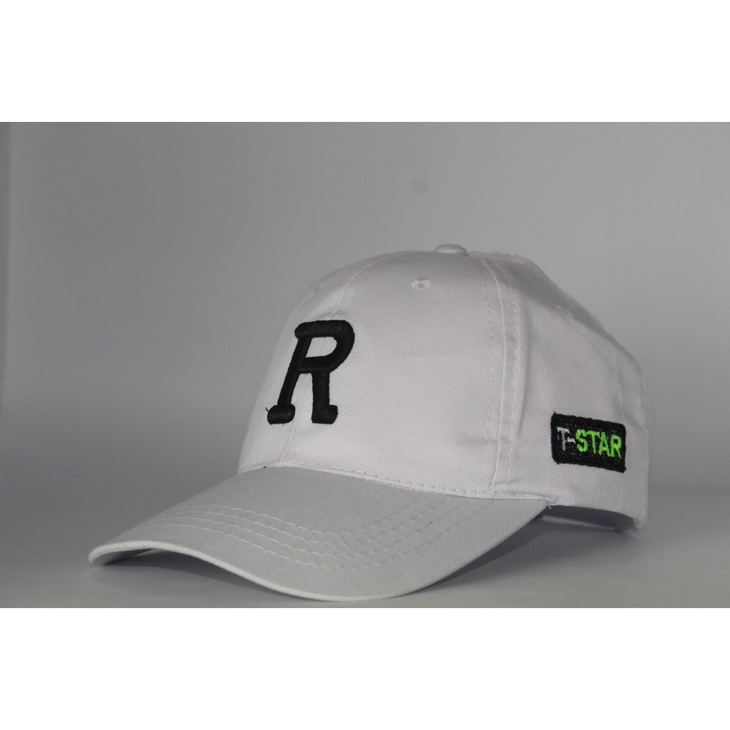 Topi BASEBALL HURUF INISIAL R/Topi Pria Wanita/Topi model Terbaru