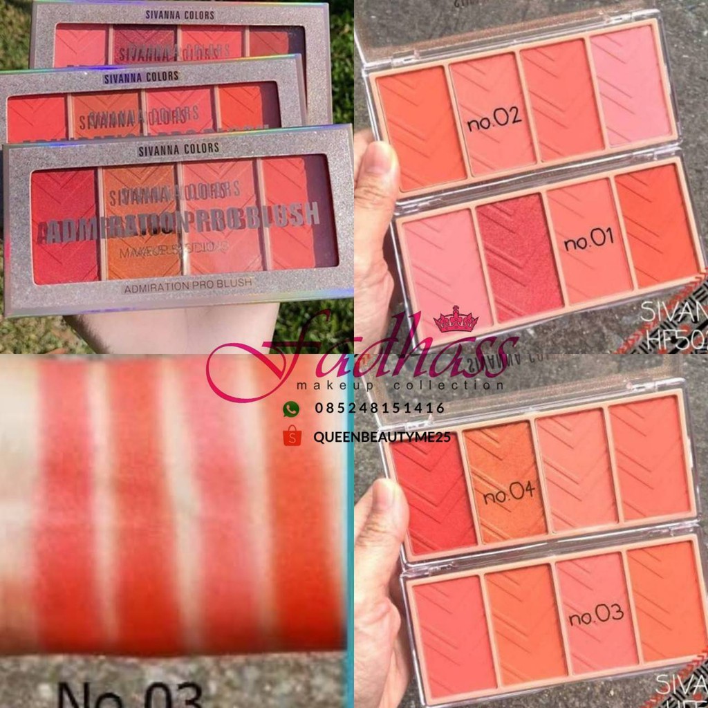 Sivanna Admiration Pro Blush HF5022 @165rb Sivana Blush on Action Pro Blush Original
