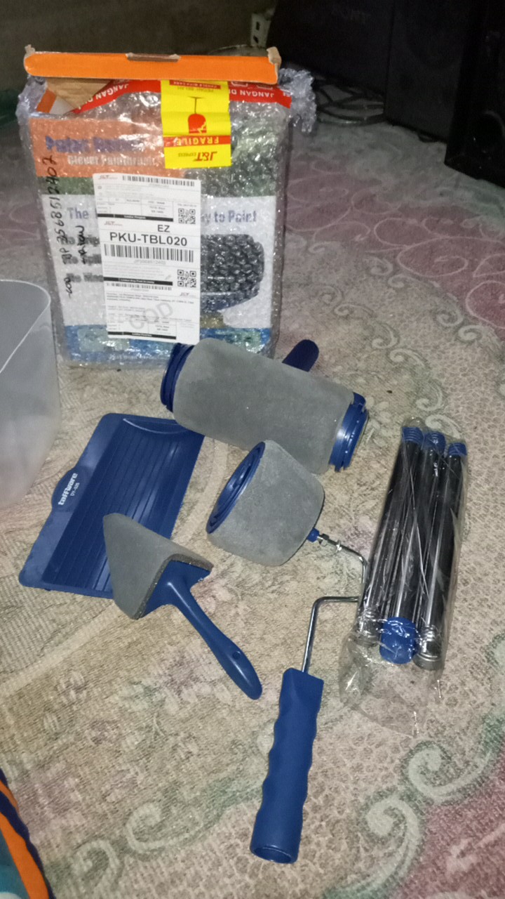 Paint Roller Pro Roll Cat Tembok Otomatis Anti Tumpah