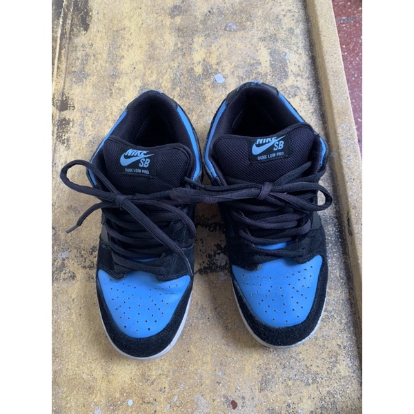 nike sb dunk low black university blue