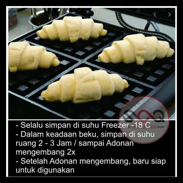 

Croffle Croissant Butter Frozen Dough 30 Gr