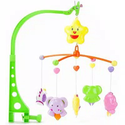 Baby Bed Bell Mainan  Bayi  Music Box Gantung Baby Crib 