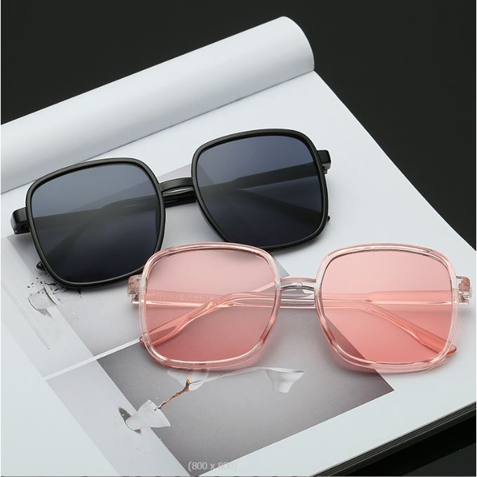 BV.ID KC111 KACAMATA WANITA HITAM KOTAK GAYA STYLE SUNGLASSES KACA MATA FASHION EYEWEAR COD