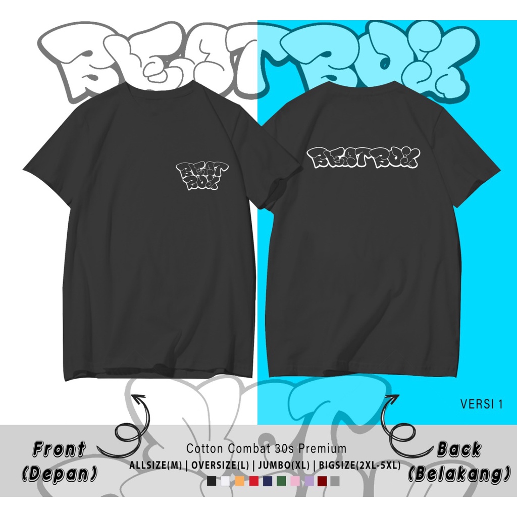 T-SHIRT BEATBOX NTC DREAM / REAL PICTURE / BAHAN COMBED 30S