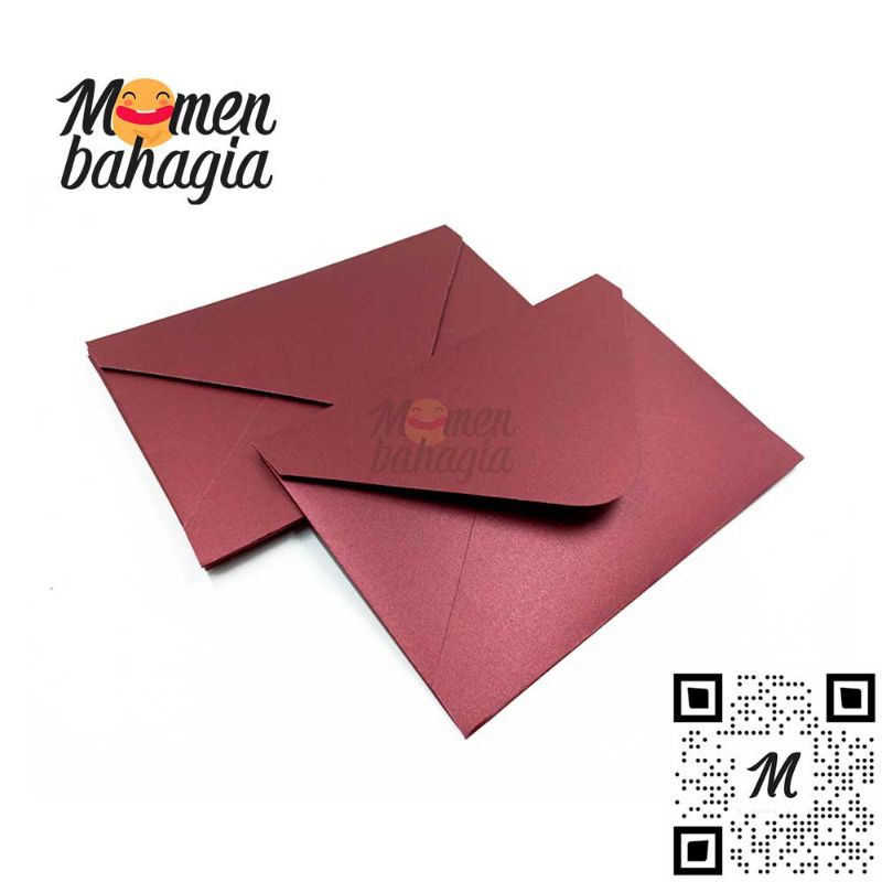 

Amplop A6 Jasmine Maroon 11x16cm Tebal Premium