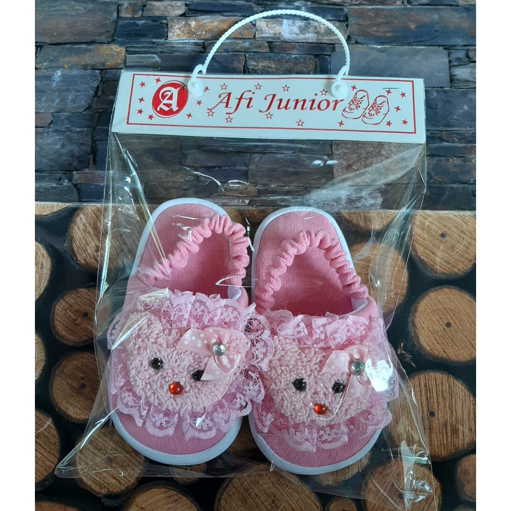 PLASTIK PACKING SEPATU SANDAL BAYI UKURAN 21-25 / PLASTIK AFI JUNIOR JANITRA UNTUK PACKING SEPATU BAYI 18 x 25 cm SATUAN