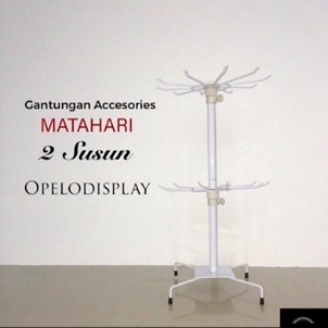 

READY rak display matahari putar 2 susun / gatungan asesioris / maskerr TERMURAH