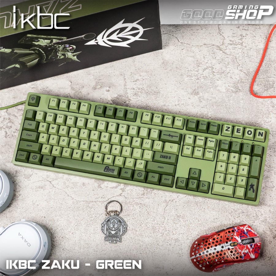 iKBC X GUNDAM ZAKU Limited Version Cherry MX Red USB Wired Mechanical