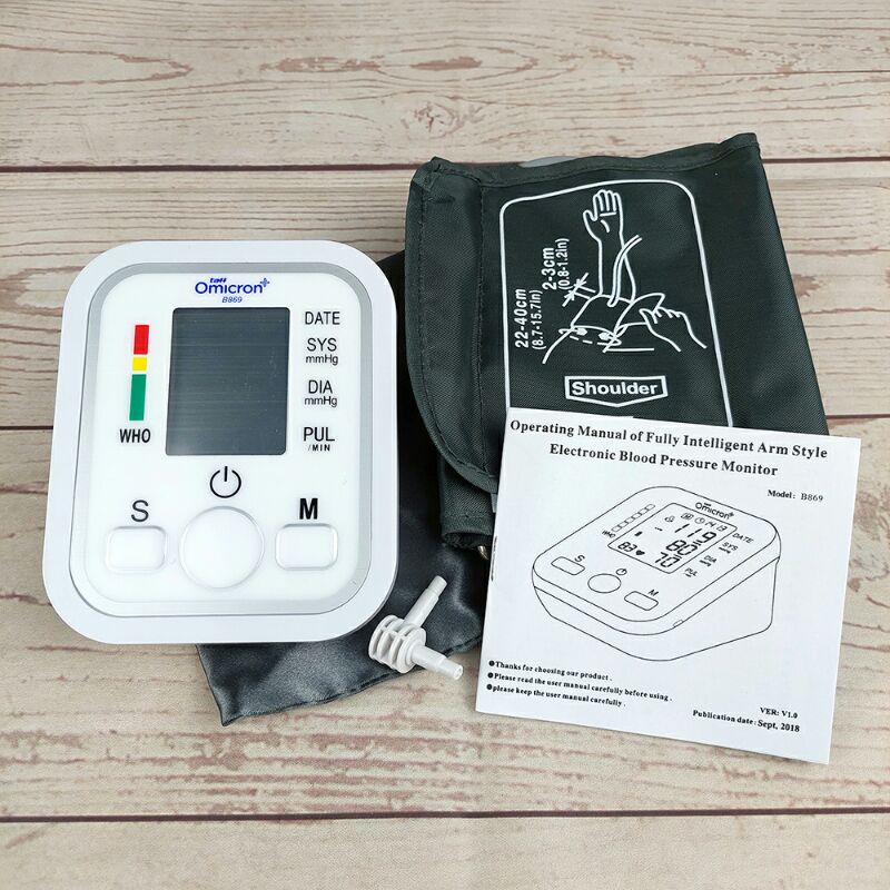 Pengukur Tekanan Darah Elektronik Sphygmomanometer TaffOmicron B869