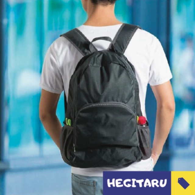 TAS RANSEL LIPAT PORTABLE MUDAH DI BAWA