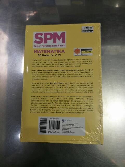 Spm Super Pendalaman Materi Matematika Sd Kelas Iv V Vi Shopee Indonesia