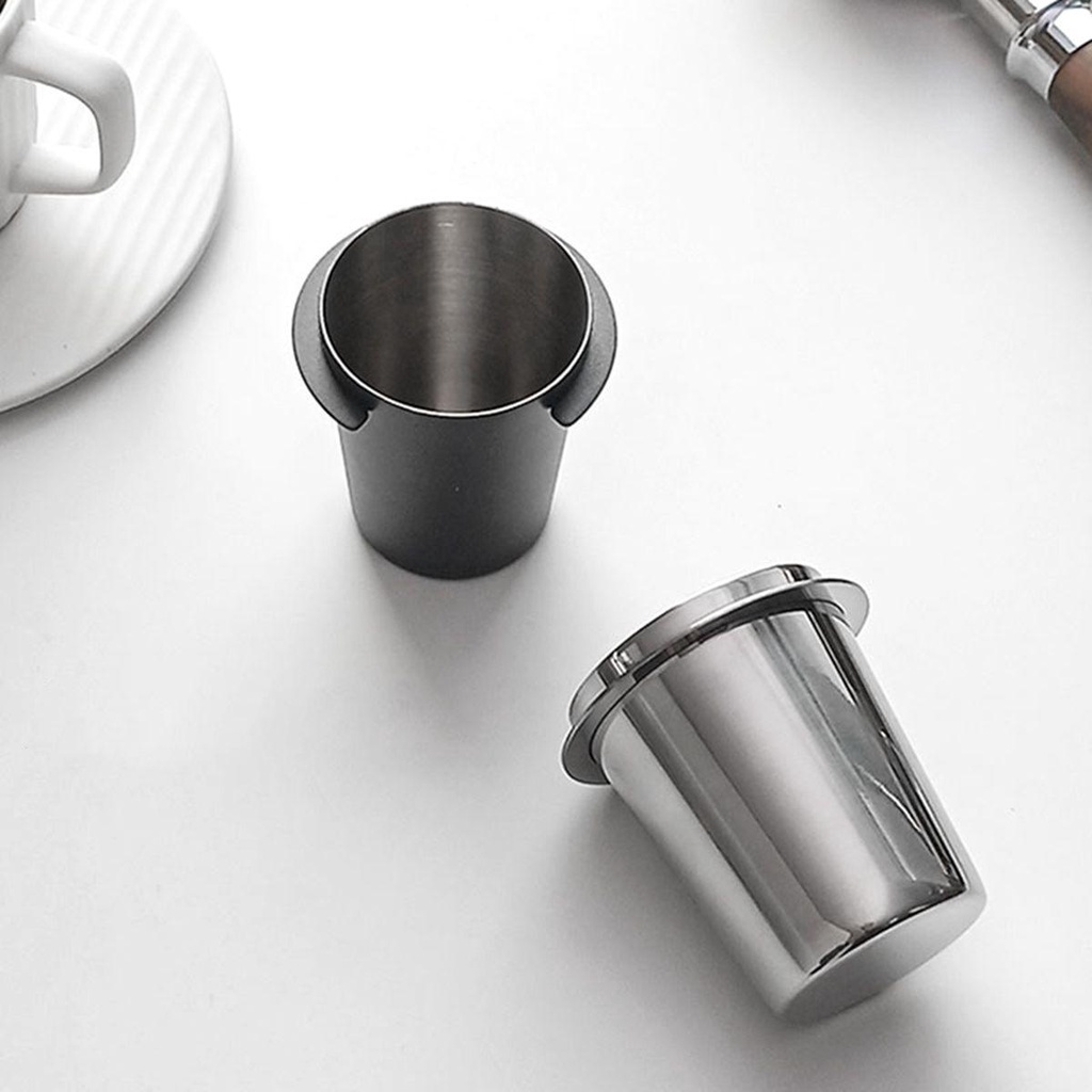 Lanfy Dosing Cup Tempat Makan Bubuk Barista Stainless Steel Anti Korosi Anti Karat Espresso Maker