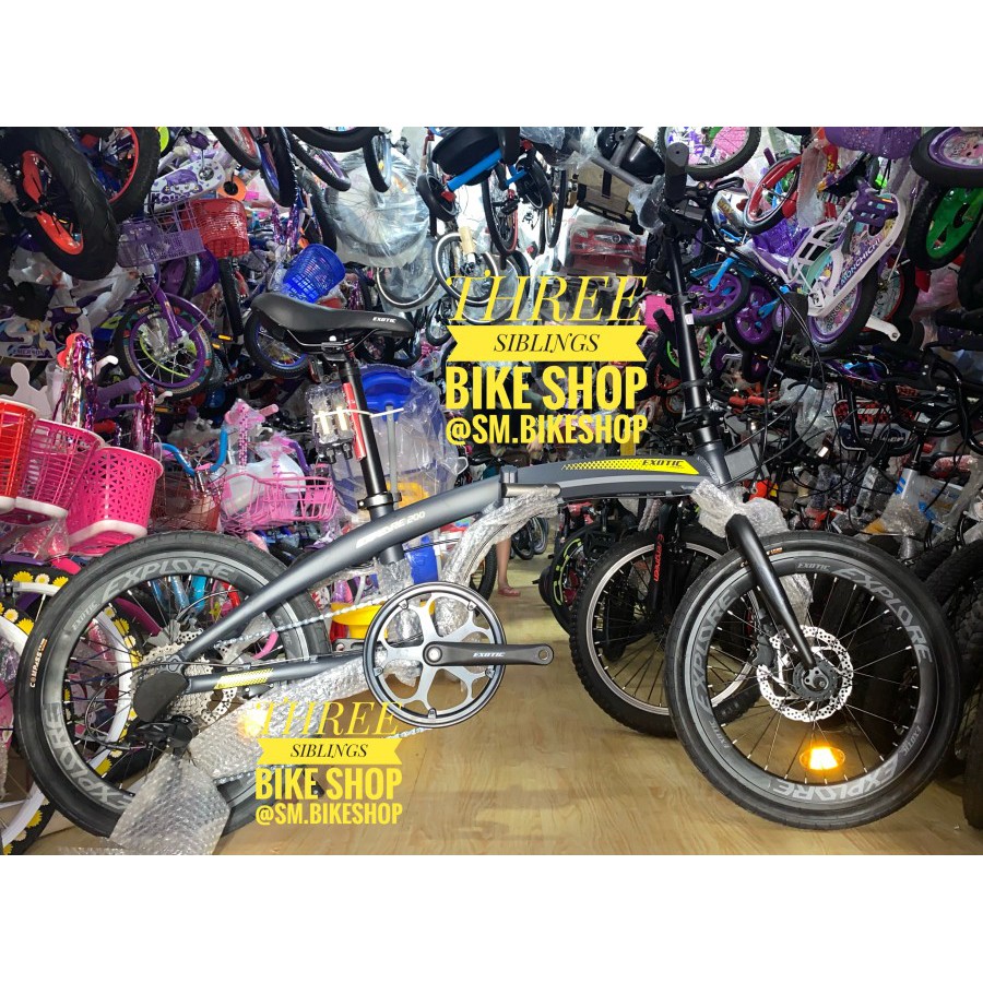 SEPEDA LIPAT EXOTIC EXPLORE 200 20 INCH 9 SPEED, HYDRAULIC DISC BRAKE