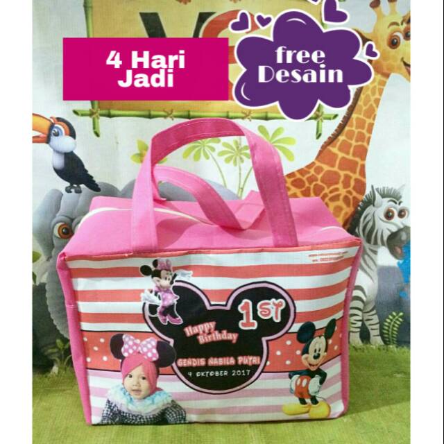 

tas ulang tahun / tas souvenir ultah / goodie bag