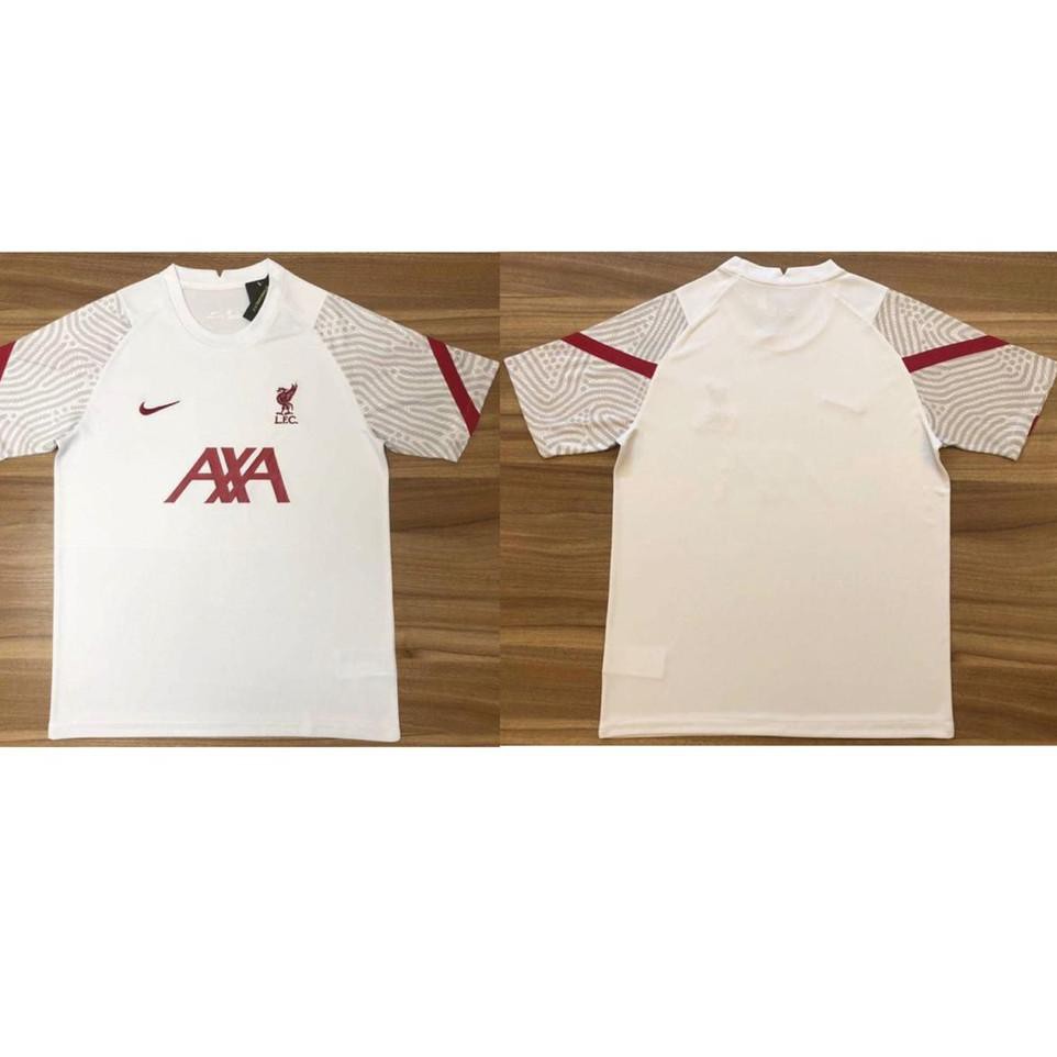 Jersey Liverpool Training Prematch Putih Cream 2020/2021 Grade Ori Official (ART. 5683)