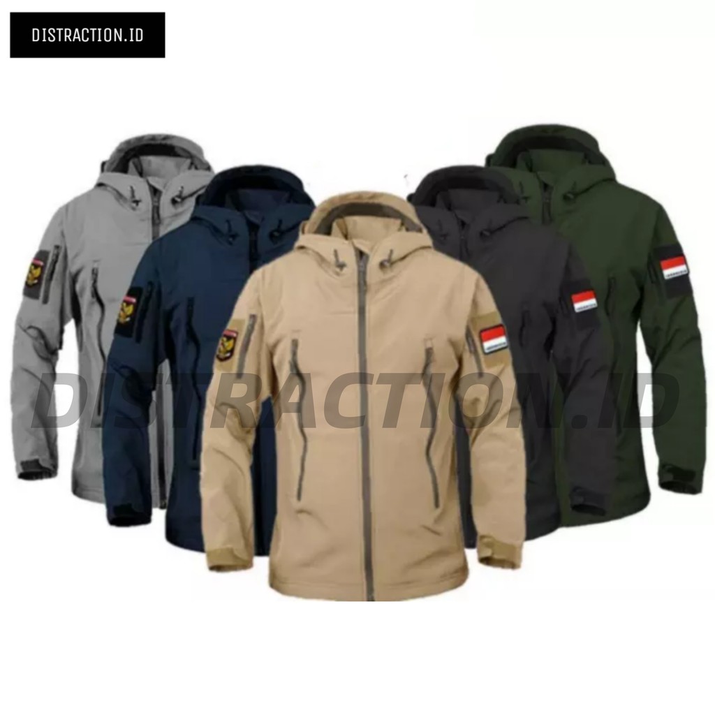 Jaket TAD Army Tactical Jaket Tactical Anti Air Free Logo Indonesia Garuda