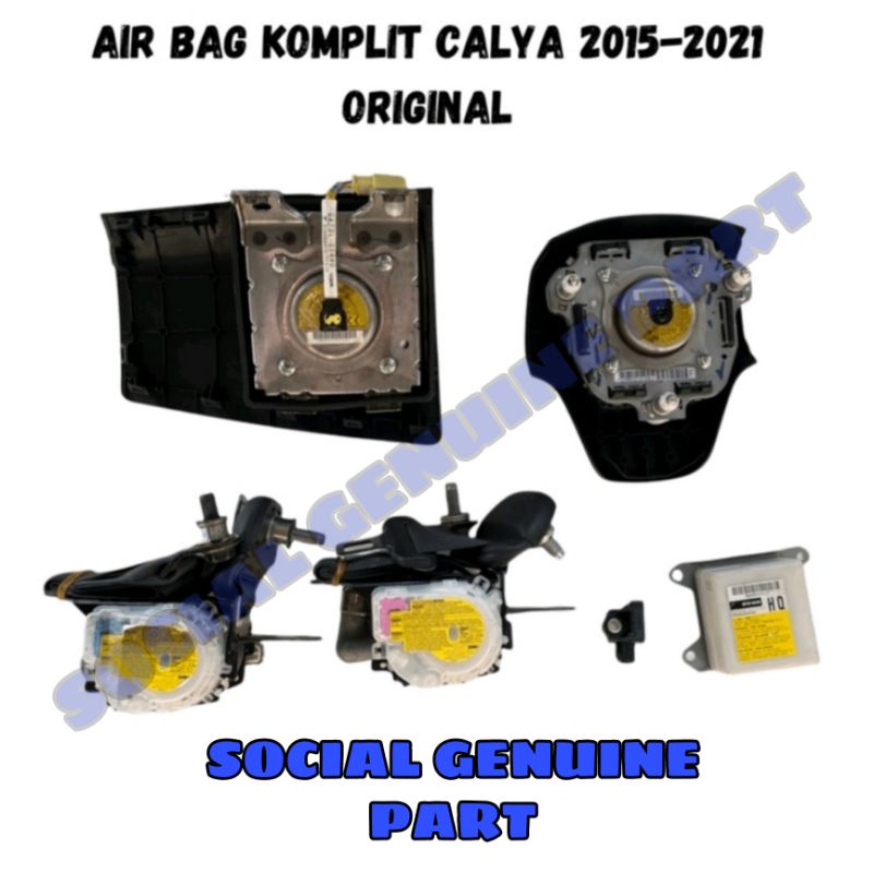 Air bag Calya Sigra Full Set lengkap Seat belt modul sensor Original