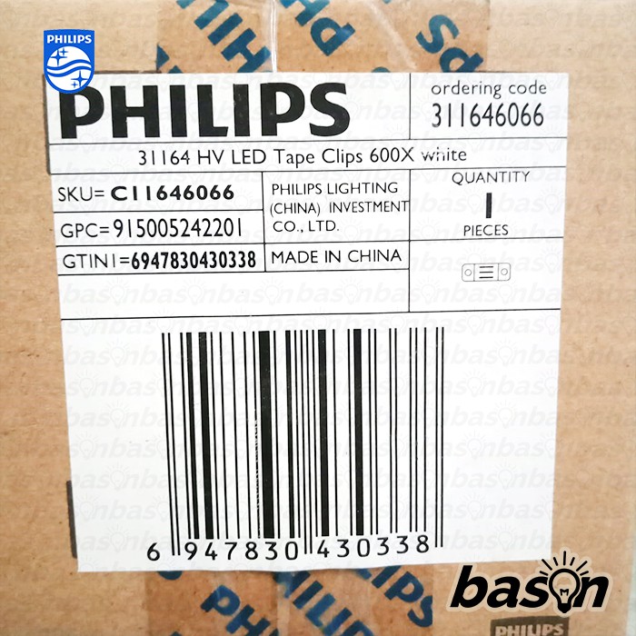 PHILIPS LED Strip DLI 31164 High Voltage LED Tape Clips - isi 100 bh