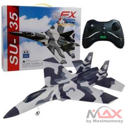 Mainan RC SU 35 Sukhoi Pesawat Remote Control terbang murah model jet tempur canggih Glider Airplane