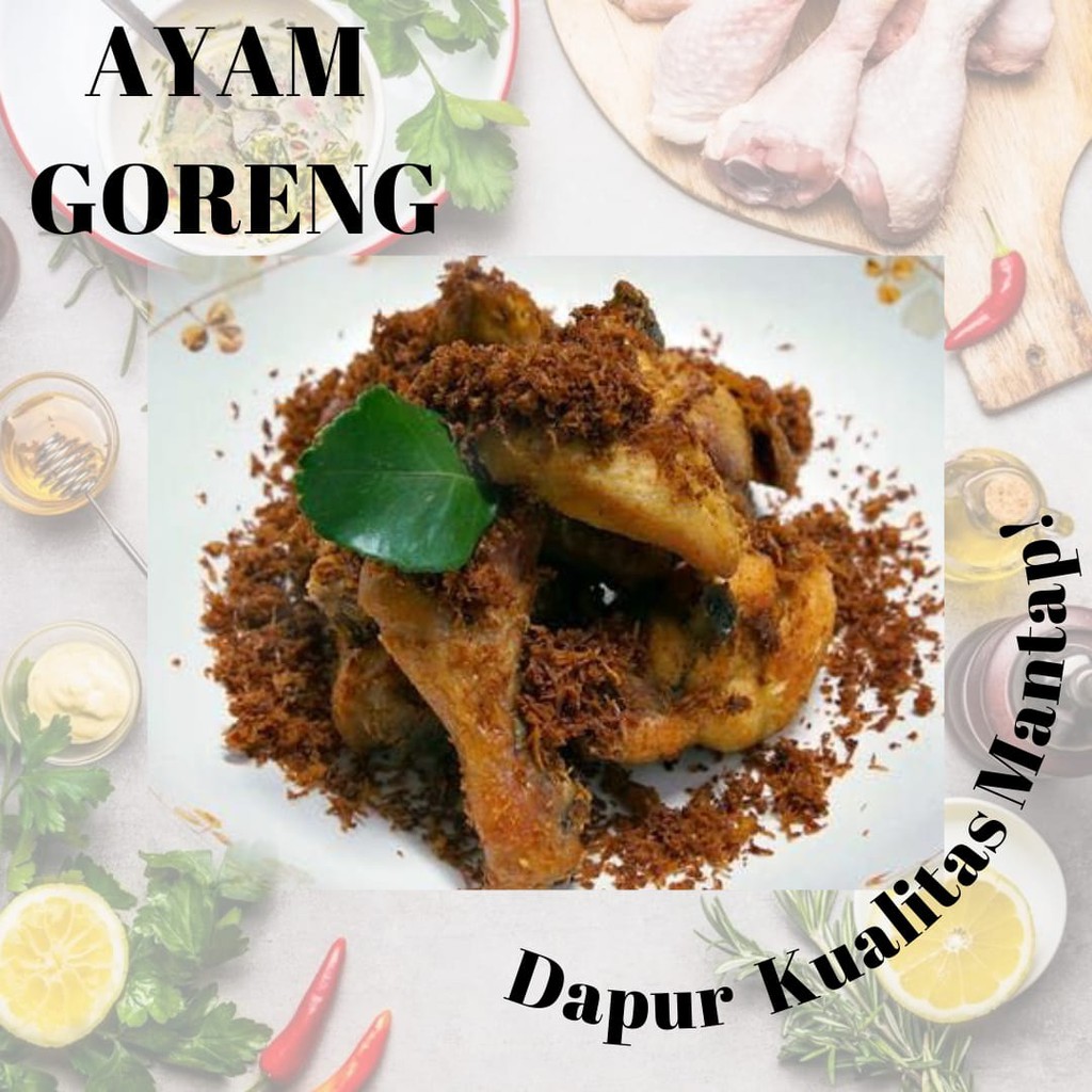 

Ayam Goreng 1 Ekor Potong 8 PROMO !!!