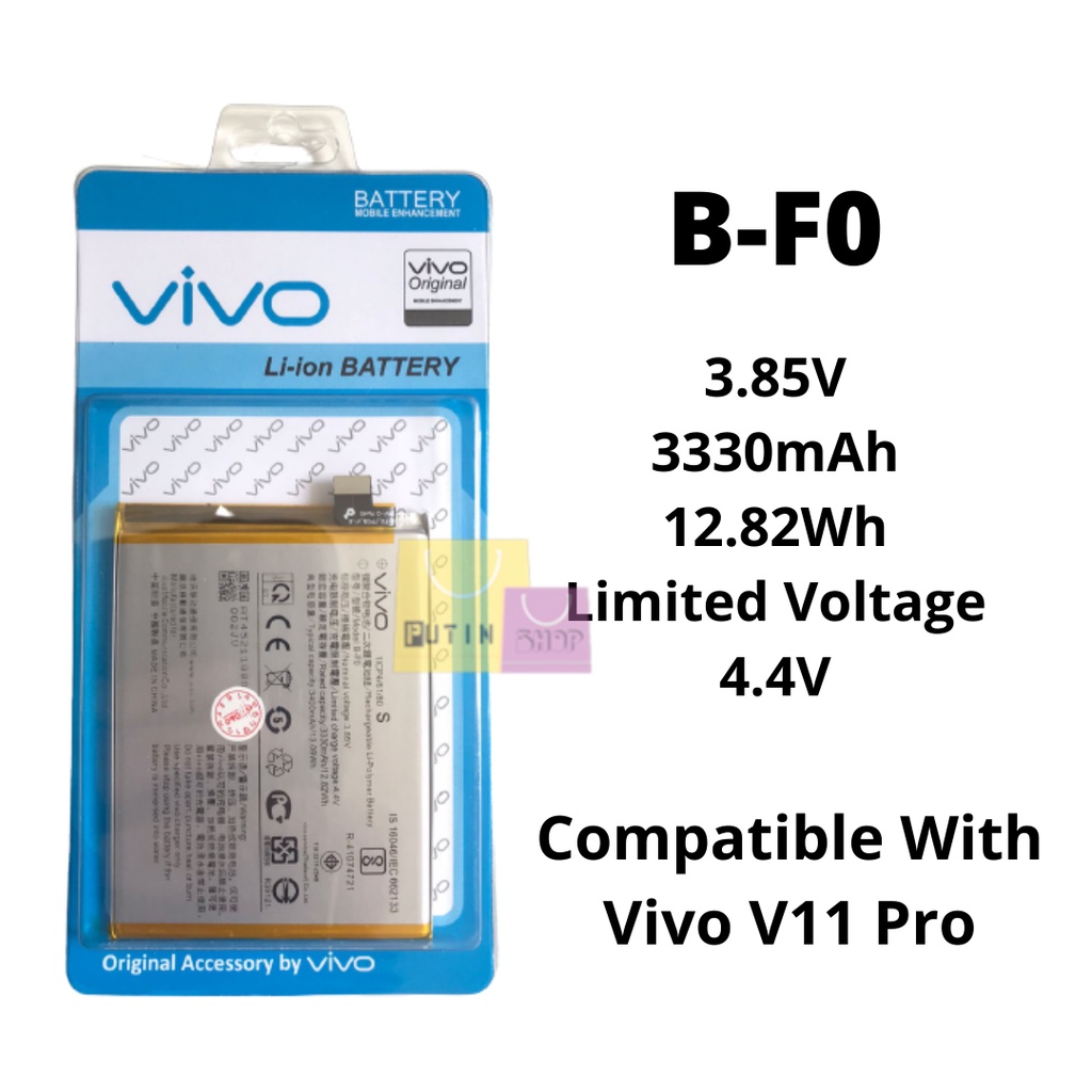 (P) Baterai Batere Battery Vivo V11 Pro original B-F0