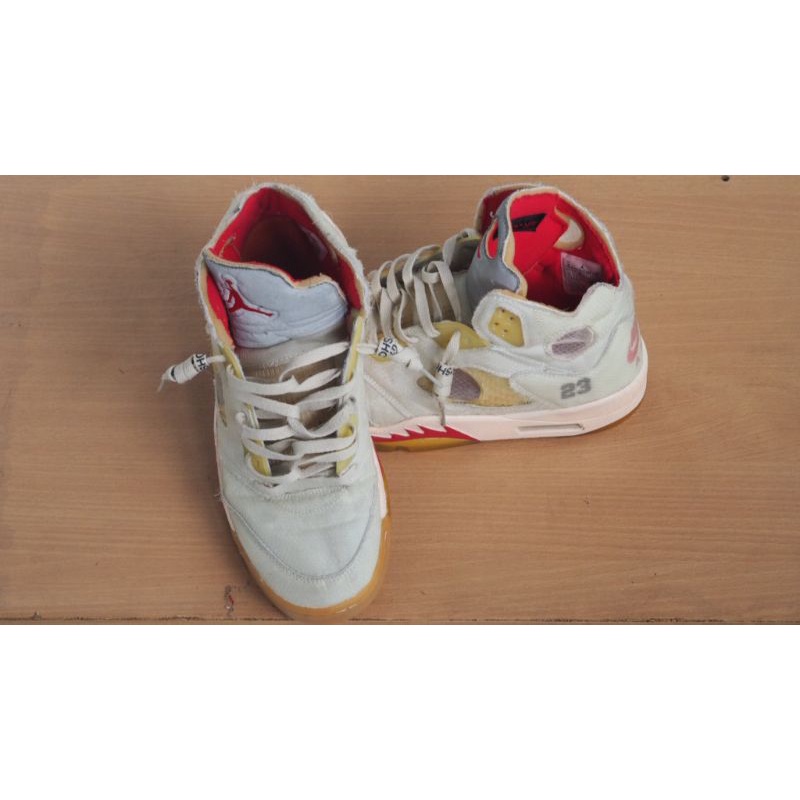 NIKE AIR JORDAN 5 X OFF WHITE CREAM